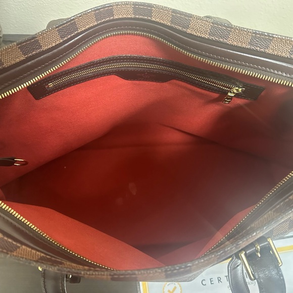 Authentic Louis Vuitton Damier Ebene Chelsea Canvas Handbag - Picture 5 of 12